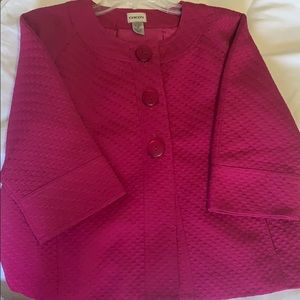 Chico’s Size 1 Purple Jacket